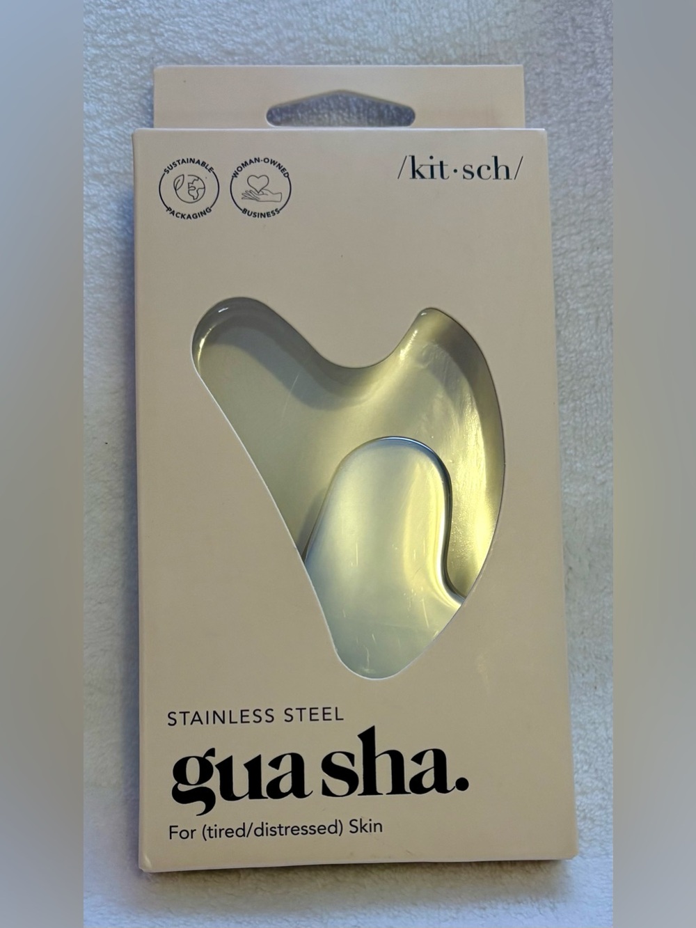 Kitsch Gua Sha in Stainless Steel